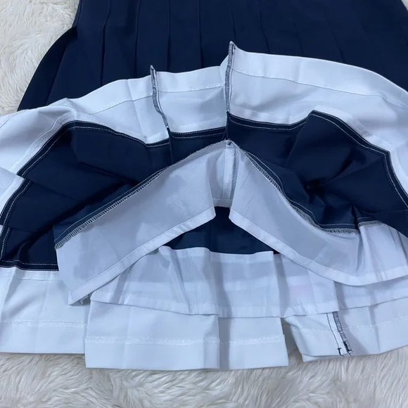 Tommy Hilfiger Pleated Navy Skirt - Picture 4 of 4